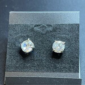 Crystal CZ Stud Post Earrings
